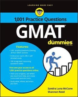 1,001 GMAT Practice Questions For Dummies - фото книги
