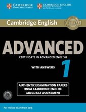 Cambridge English Advanced 1 for Revised Exam from 2015 Student's Book Pack (Student's Book with Answers and Audio CDs (2)) - фото обкладинки книги