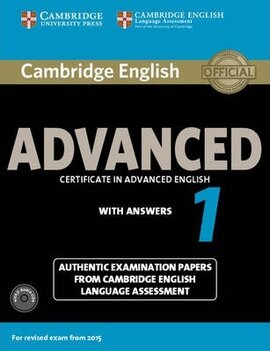 Cambridge English Advanced 1 for Revised Exam from 2015 Student's Book Pack (Student's Book with Answers and Audio CDs (2)) - фото книги