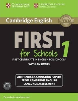 Cambridge English First 1 for Schools (for revised exam 2015) Student's Book Pack (Student's Book with Answers and Audio CDs (2)) - фото книги