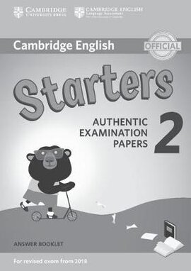 Cambridge English Young Learners 2 for Revised Exam from 2018 Starters Answer Booklet (брошура з відповідями): Authentic Examination Papers - фото книги