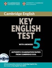 Cambridge Key English Test 5 Student's Book with answers+CD. Official Examination Papers from University of Cambridge ESOL Examinations - фото обкладинки книги