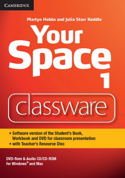 Your Space Level 1. Classware DVD-ROM with Teacher's Resource Disc (програмне забезпечення для роботи за підручником на інтерактивній білій дошці) - фото книги