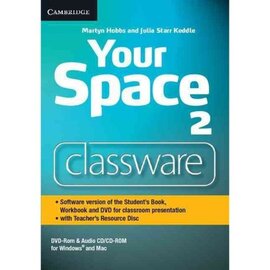 Your Space Level 2. Classware DVD-ROM with Teacher's Resource Disc (програмне забезпечення для роботи за підручником на інтерактивній білій дошці) - фото книги