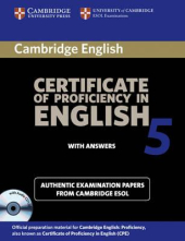 Cambridge Certificate of Proficiency in English 5 Self Study Pack : Examination Papers from University of Cambridge ESOL Examinations - фото обкладинки книги