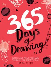 365 Days of Drawing: Sketch and Paint Your Way Through the Creative Year - фото обкладинки книги