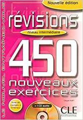 450 nouveaux exercices Revisions Intermediaire Livre+corriges+CD(підручник+аудіодиск) - фото обкладинки книги