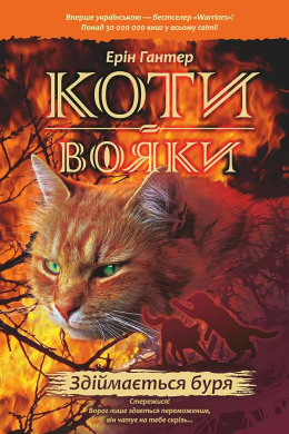 Коти-Вояки.  Пророцтва починаються. Книга 4. Здіймається буря - фото книги