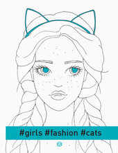 #girls#fashion#cats - фото обкладинки книги