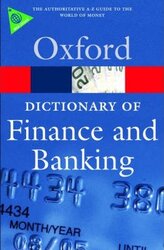 A Dictionary of Finance and Banking - фото обкладинки книги