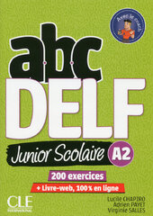 ABC DELF Junior : Livre de l'eleve A2 + DVD + Livre-web - 2eme edition - фото обкладинки книги