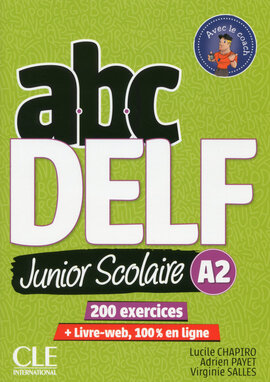 ABC DELF Junior : Livre de l'eleve A2 + DVD + Livre-web - 2eme edition - фото книги
