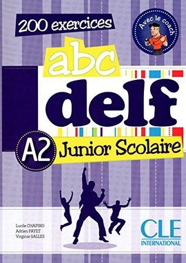 ABC DELF Junior scolaire A2 Livre+DVD-ROM+corriges et transcriptions (підручник+аудіодиск) - фото книги