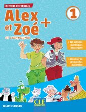 Alex et Zoe+ 1 Livre de l'lve + CD - фото обкладинки книги