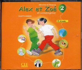 Alex et Zoe 2. CDs audio (набір із 3 аудіодисків) - фото книги