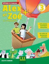 Alex et Zoe+ 3 Livre de l'lve + CD - фото обкладинки книги