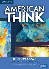 American Think 1. Student's Book with Online Workbook & Online Practice (підручник + робочий зошит онлайн) - фото обкладинки книги