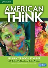 American Think Starter. Student's Book with Online Workbook & Online Practice (підручник + робочий зошит онлайн) - фото обкладинки книги