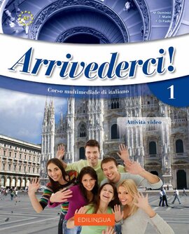 Arrivederci! 1 Libro dello studente ed esercizi + CD audio (підручник + роб.зошит+аудіодиск) - фото книги