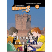 Aventuras para 3 (A2). El robo del manuscrito. Book 9 - фото обкладинки книги