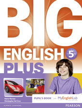 Big English Plus Level 5 Student's Book with My English Lab Access Code Pack (підручник) - фото обкладинки книги