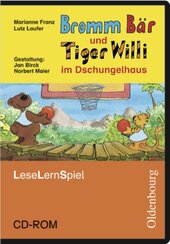 Bromm Br und Tiger Willi im Dschungelhaus. Leseschule Fibel. Lernspiel. CD-ROM (інтерактивний комп'ютерний диск) - фото обкладинки книги