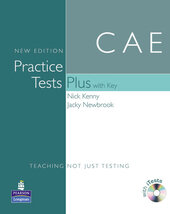CAE Practice Tests Plus New Edition Students Book with Key/CD Rom Pack (посібник) - фото обкладинки книги