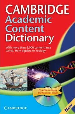 Cambridge Academic Content Dictionary Reference Book with CD-ROM - фото книги