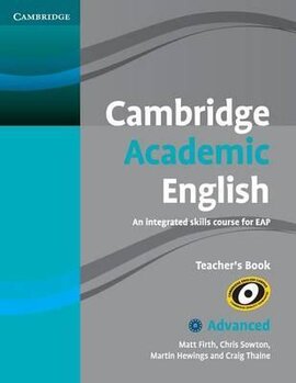 Cambridge Academic English C1 Advanced Teacher's Book: An Integrated Skills Course for EAP - фото книги