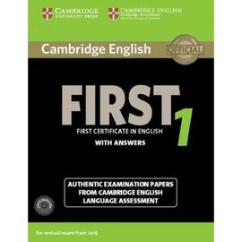 Cambridge English First 1 Student's Book+answers+Audio CD's  (підручник+аудіодиск) - фото книги