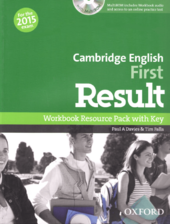 Cambridge English First Result: Workbook with Key with CD-ROM - фото обкладинки книги