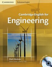 Cambridge English for Engineering Student's Book with Audio CDs (підручник+аудіодиск) - фото обкладинки книги