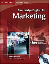 Cambridge English for Marketing Student's Book+Audio CD's (підручник+аудіодиск) - фото обкладинки книги
