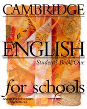 Cambridge English for Schools 1. Student's Book - фото обкладинки книги