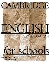 Cambridge English for Schools 1. Teacher's book - фото обкладинки книги