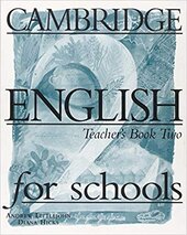 Cambridge English for Schools 2. Teacher's book - фото обкладинки книги
