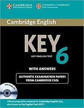 Cambridge English Key 6 Self-study Pack - фото обкладинки книги
