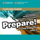 Cambridge English Prepare! Level 2 Class Audio CD's(аудіодиск) - фото обкладинки книги
