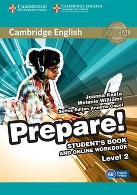 Cambridge English Prepare! Level 2 Student's Book+Work Book(підручник+робочий зошит) - фото книги