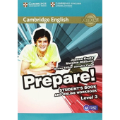 Cambridge English Prepare! Level 3 Student's Book + online Work Book (підручник) - фото обкладинки книги