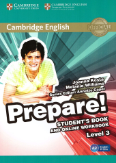 Cambridge English Prepare! Level 3 Student's Book+online Work Book (підручник) - фото обкладинки книги