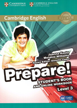 Cambridge English Prepare! Level 3 Student's Book+online Work Book (підручник) - фото книги