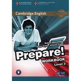 Cambridge English Prepare! Level 3 Work Book with Downloadable Audio (підручник+аудіодиск) - фото книги
