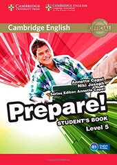 Cambridge English Prepare! Level 5 SB (підручник) - фото обкладинки книги