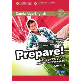 Cambridge English Prepare! Level 5 Student's Book + online Work Book(робочий зошит) - фото книги