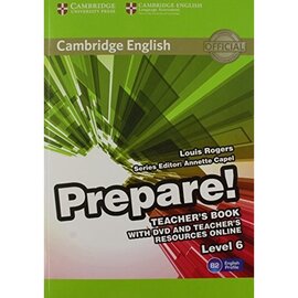 Cambridge English Prepare! Level 6 Teacher's Book+DVD (книга вчителя+аудіодиск) - фото книги