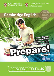 Cambridge English Prepare! Level 7 Presentation Plus DVD-ROM - фото книги