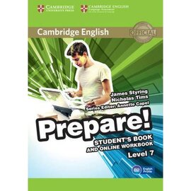 Cambridge English Prepare! Level 7 Student's Book + online Work Book (підручник) - фото книги
