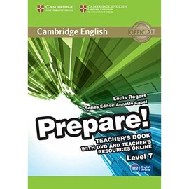 Cambridge English Prepare! Level 7 Teacher's Book+DVD(книга вчителя+аудіодиск) - фото книги