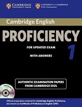Cambridge English Proficiency 1 Self-study Pack (підручник+аудіодиск) - фото обкладинки книги